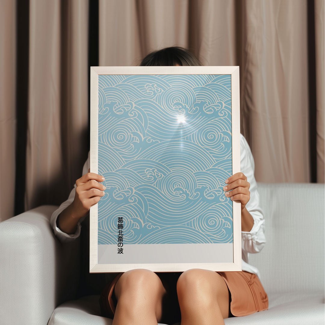 Japanese Waves Wall Art By Hokusai - Style My Wall