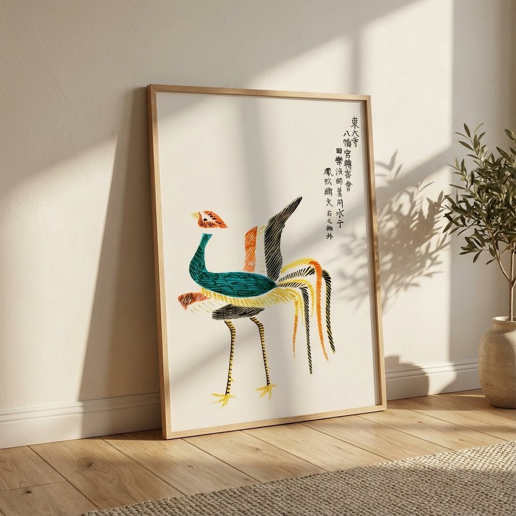 Japanese Wood Block Minamlistic Print by Taguchi Tomoki II wall - art - picture - poster