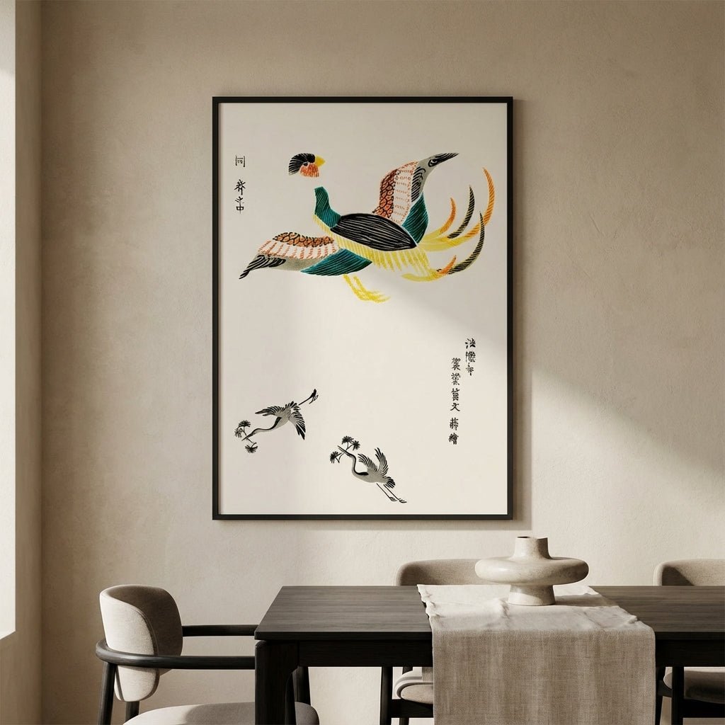 Japanese Wood Block Minamlistic Print by Taguchi Tomoki III wall - art - picture - poster
