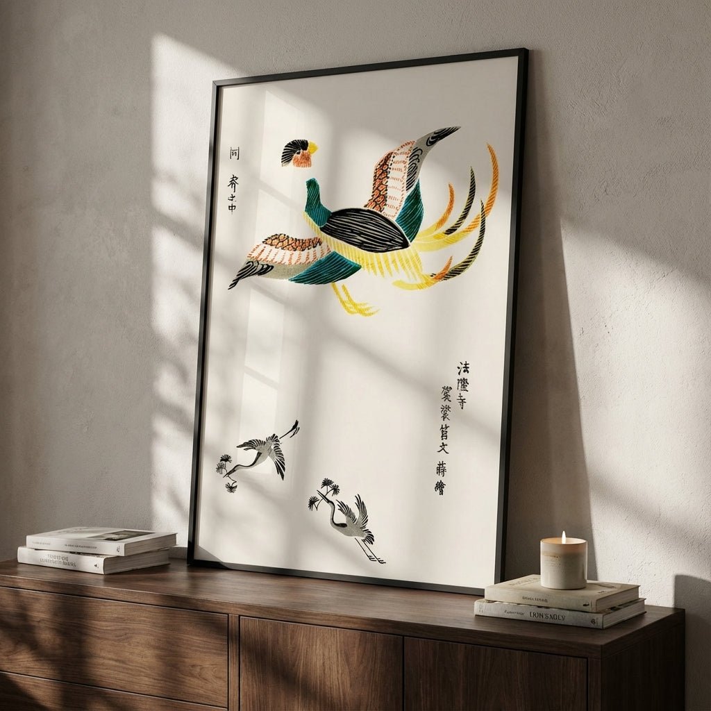 Japanese Wood Block Minamlistic Print by Taguchi Tomoki III wall - art - picture - poster