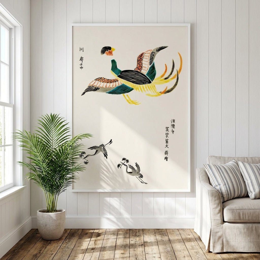 Japanese Wood Block Minamlistic Print by Taguchi Tomoki III wall - art - picture - poster