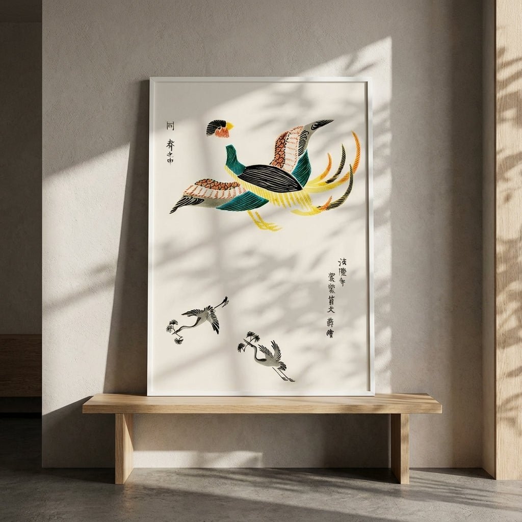 Japanese Wood Block Minamlistic Print by Taguchi Tomoki III wall - art - picture - poster