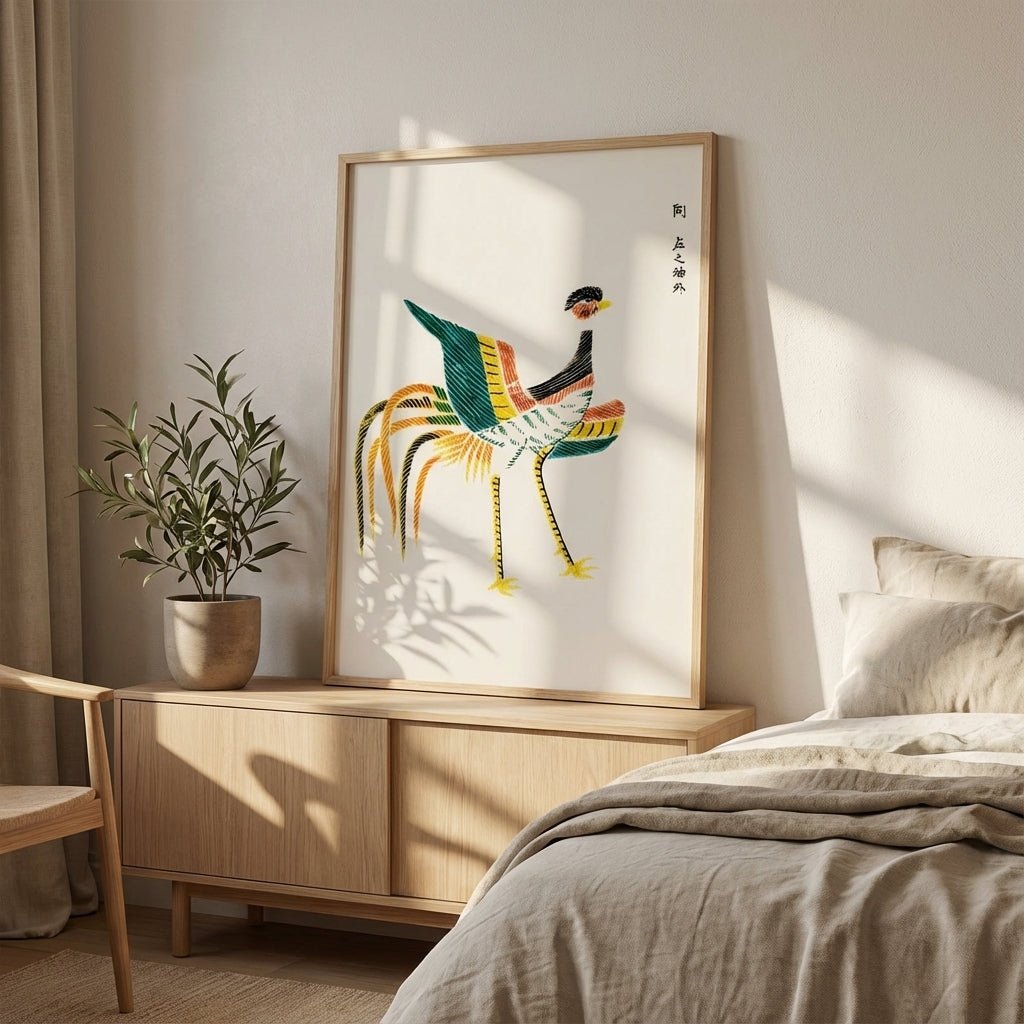 Japanese Wood Block Minamlistic Print by Taguchi Tomoki wall - art - picture - poster