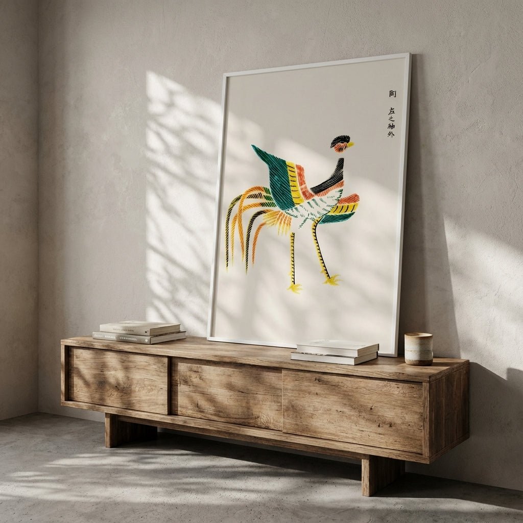 Japanese Wood Block Minamlistic Print by Taguchi Tomoki wall - art - picture - poster