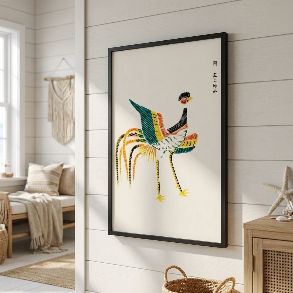 Japanese Wood Block Minamlistic Print by Taguchi Tomoki wall - art - picture - poster