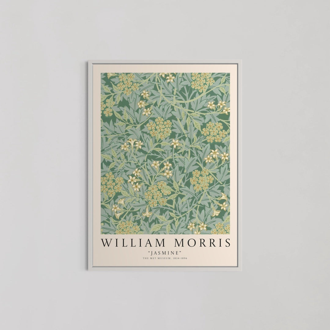 Jasmine Flower Pattern Wall Art by William Morris - Style My Wall