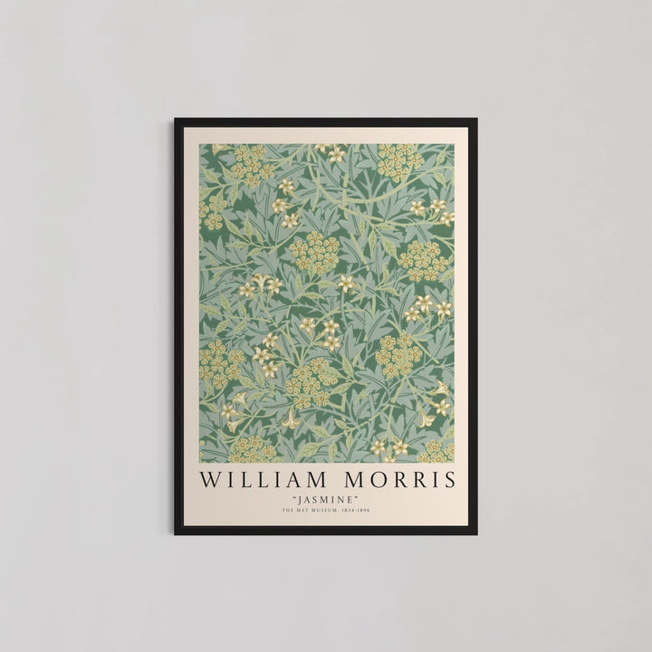 Jasmine Flower Pattern Wall Art by William Morris - Style My Wall