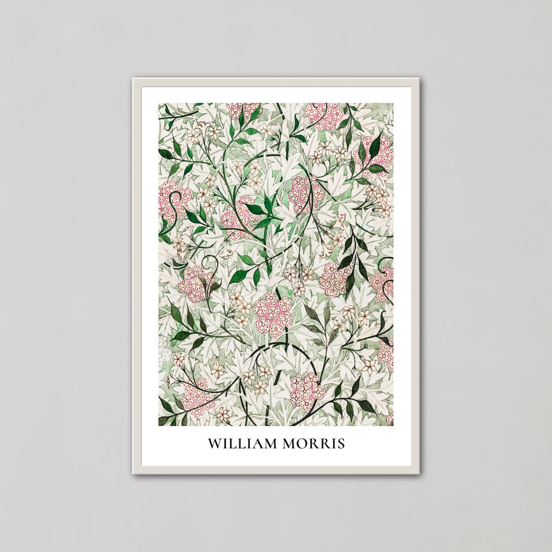 Jasmine Flowers Green & Pink by William Morris - Style My Wall