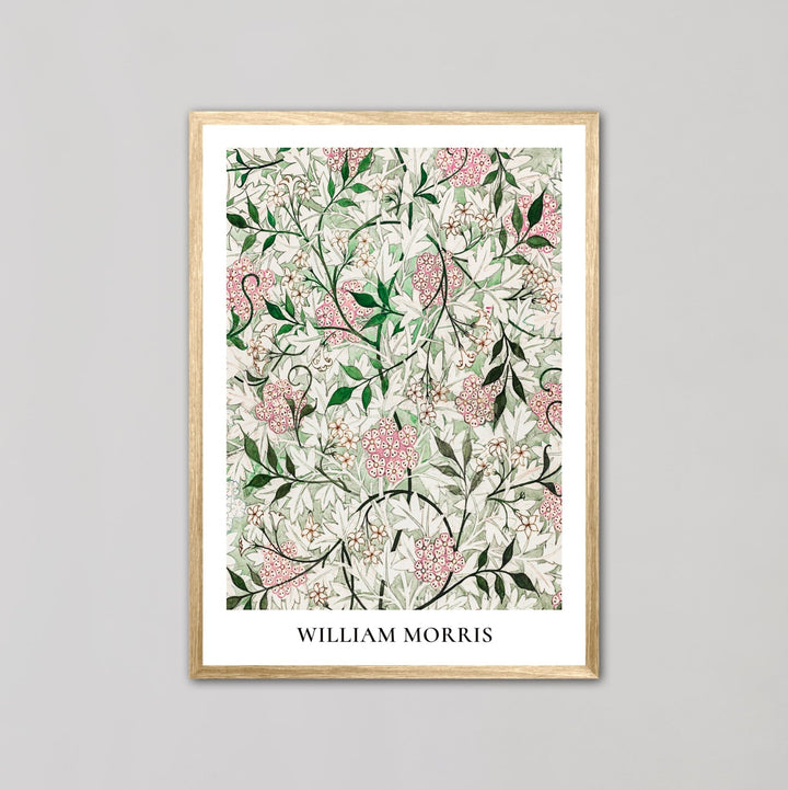 Jasmine Flowers Green & Pink by William Morris - Style My Wall