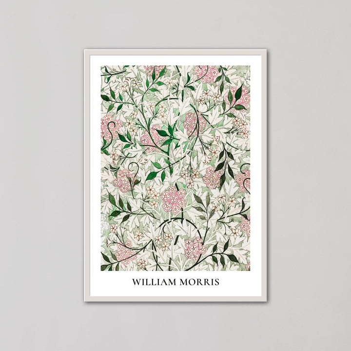 Jasmine Flowers Green & Pink by William Morris - Style My Wall