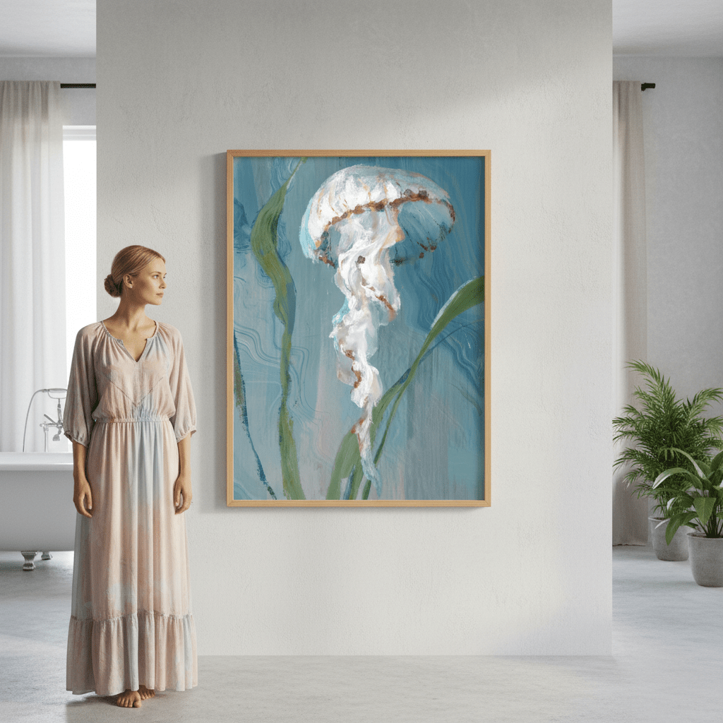 Jellyfish by Julia Cheney wall - art - picture - poster
