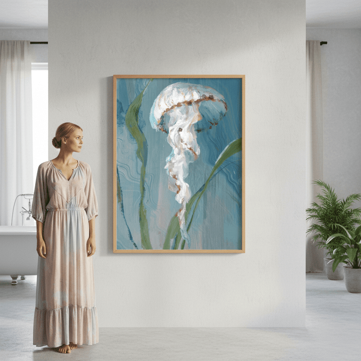 Jellyfish by Julia Cheney wall - art - picture - poster