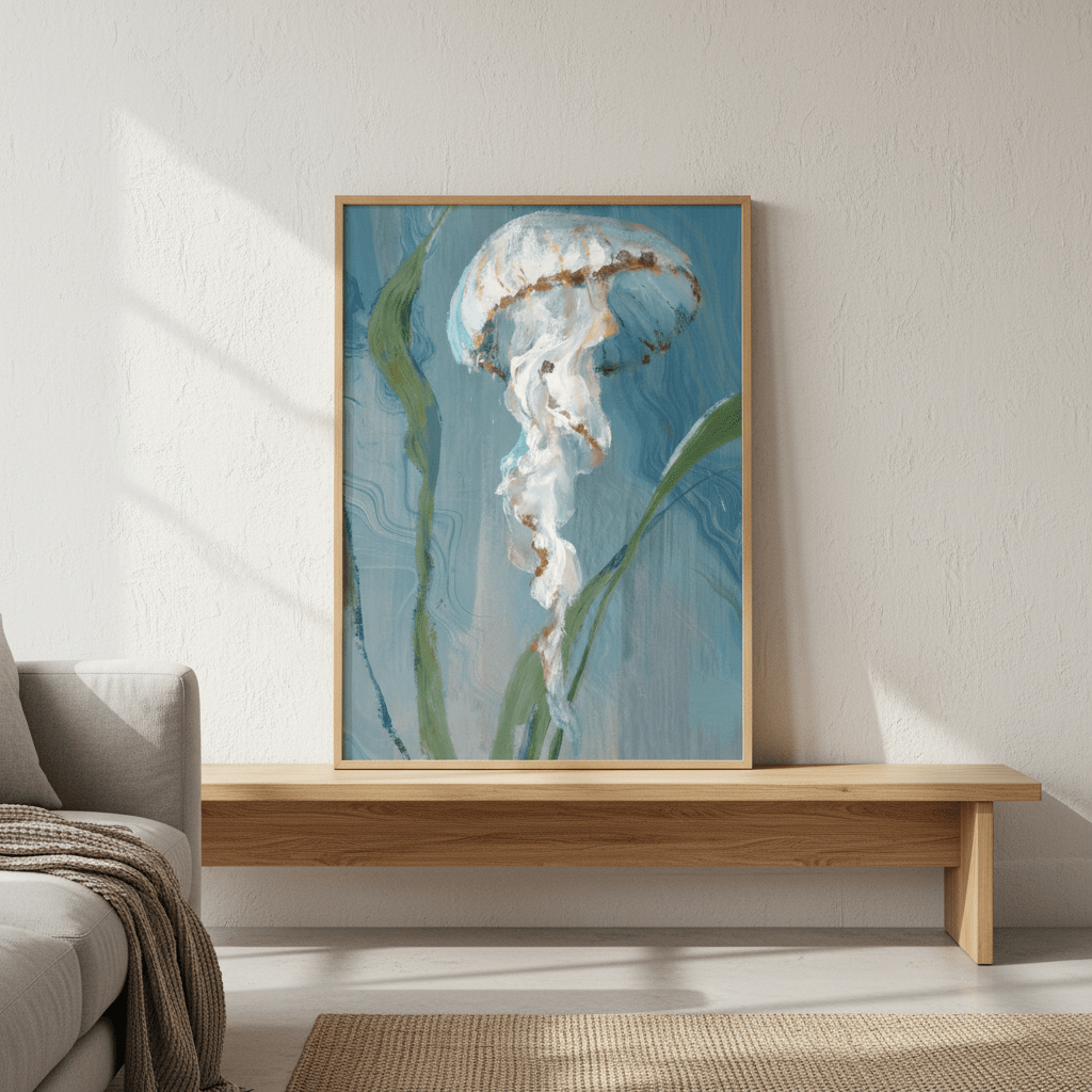 Jellyfish by Julia Cheney wall - art - picture - poster