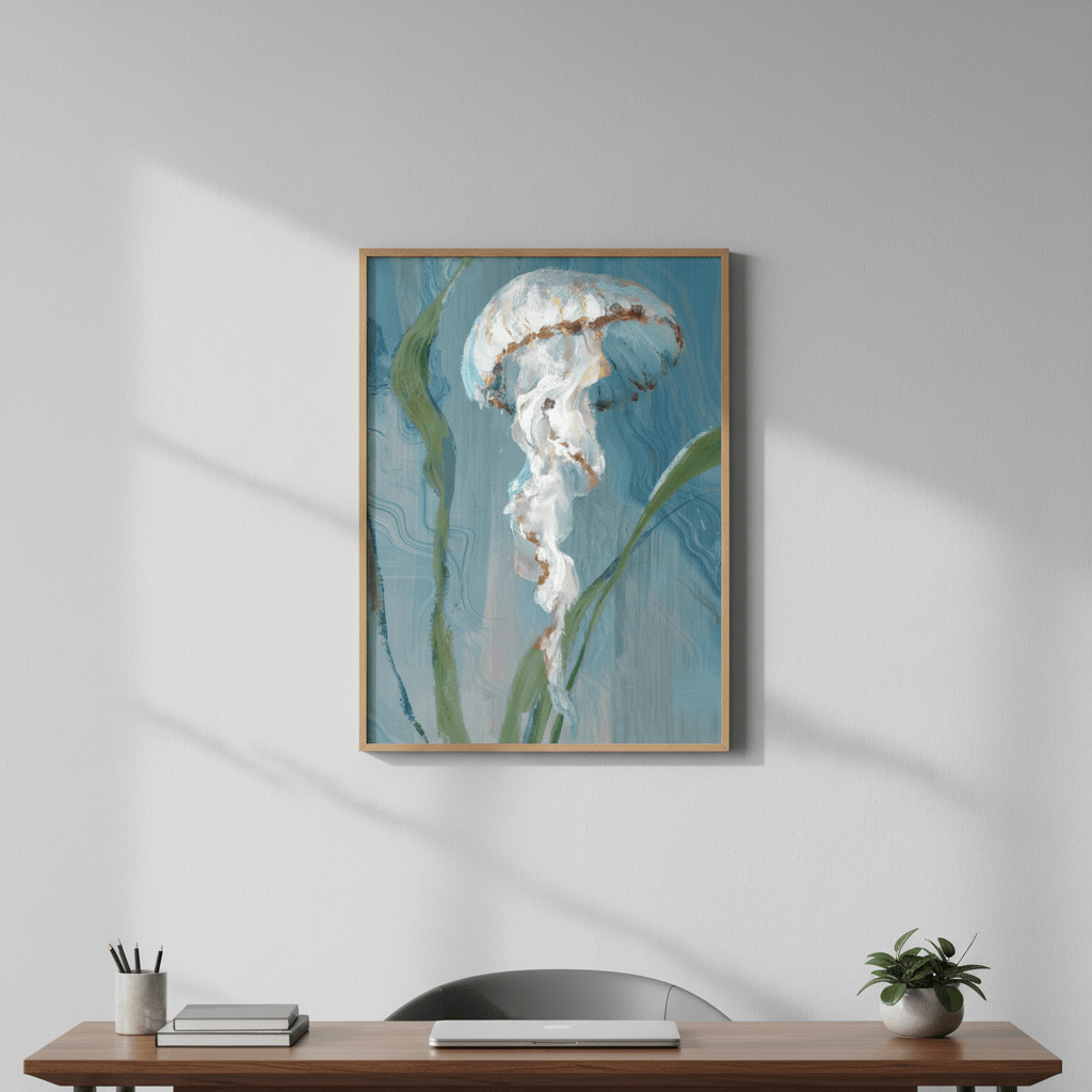 Jellyfish by Julia Cheney wall - art - picture - poster