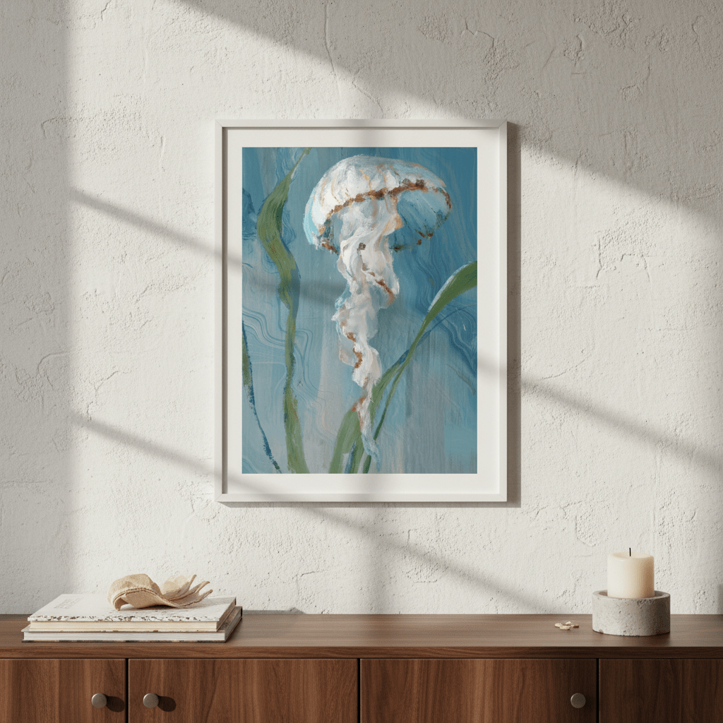 Jellyfish by Julia Cheney wall - art - picture - poster