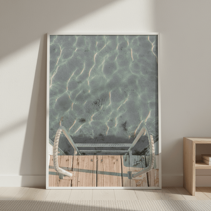 Jetty Ladder Looking Down by Steven Scott wall - art - picture - poster