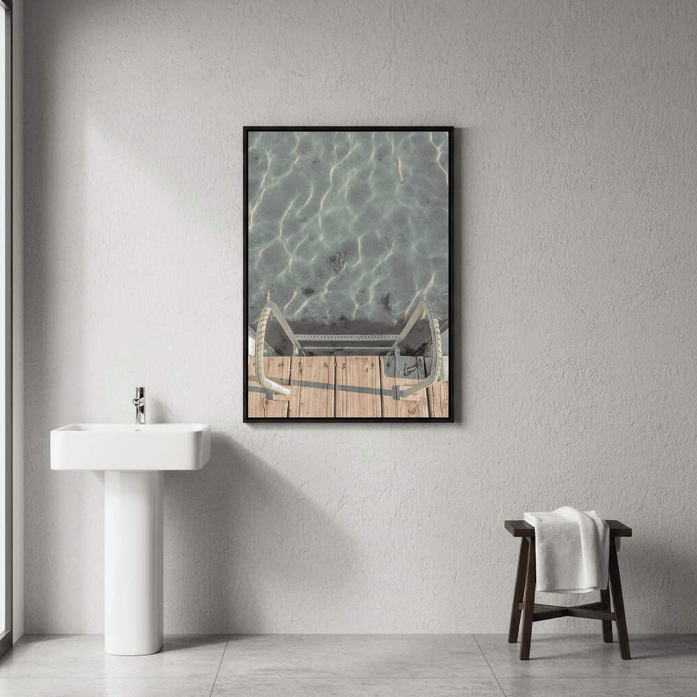 Jetty Ladder Looking Down by Steven Scott wall - art - picture - poster