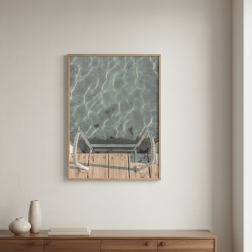 Jetty Ladder Looking Down by Steven Scott wall - art - picture - poster