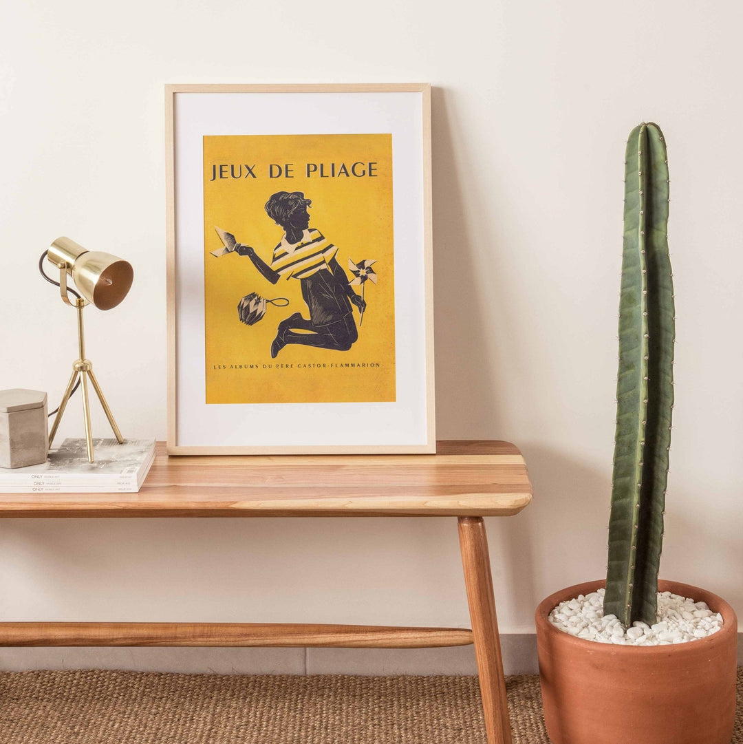 Jeux de Pliage Vintage Wall Art wall - art - picture - poster