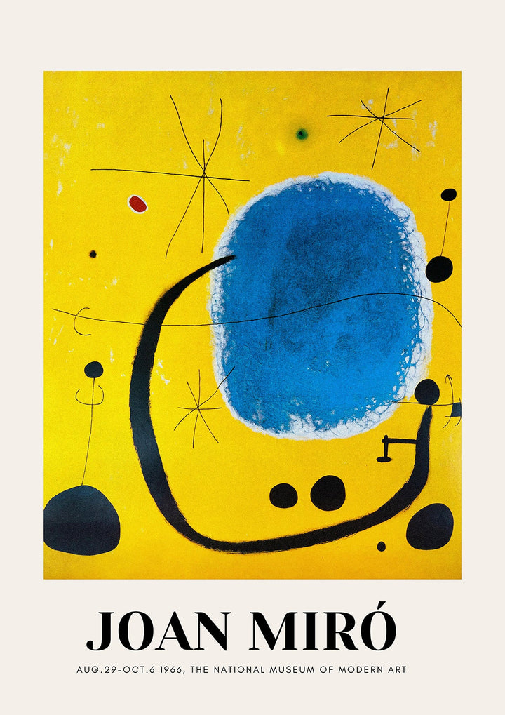 Joan Miro 1966 Wall Art Print - Style My Wall