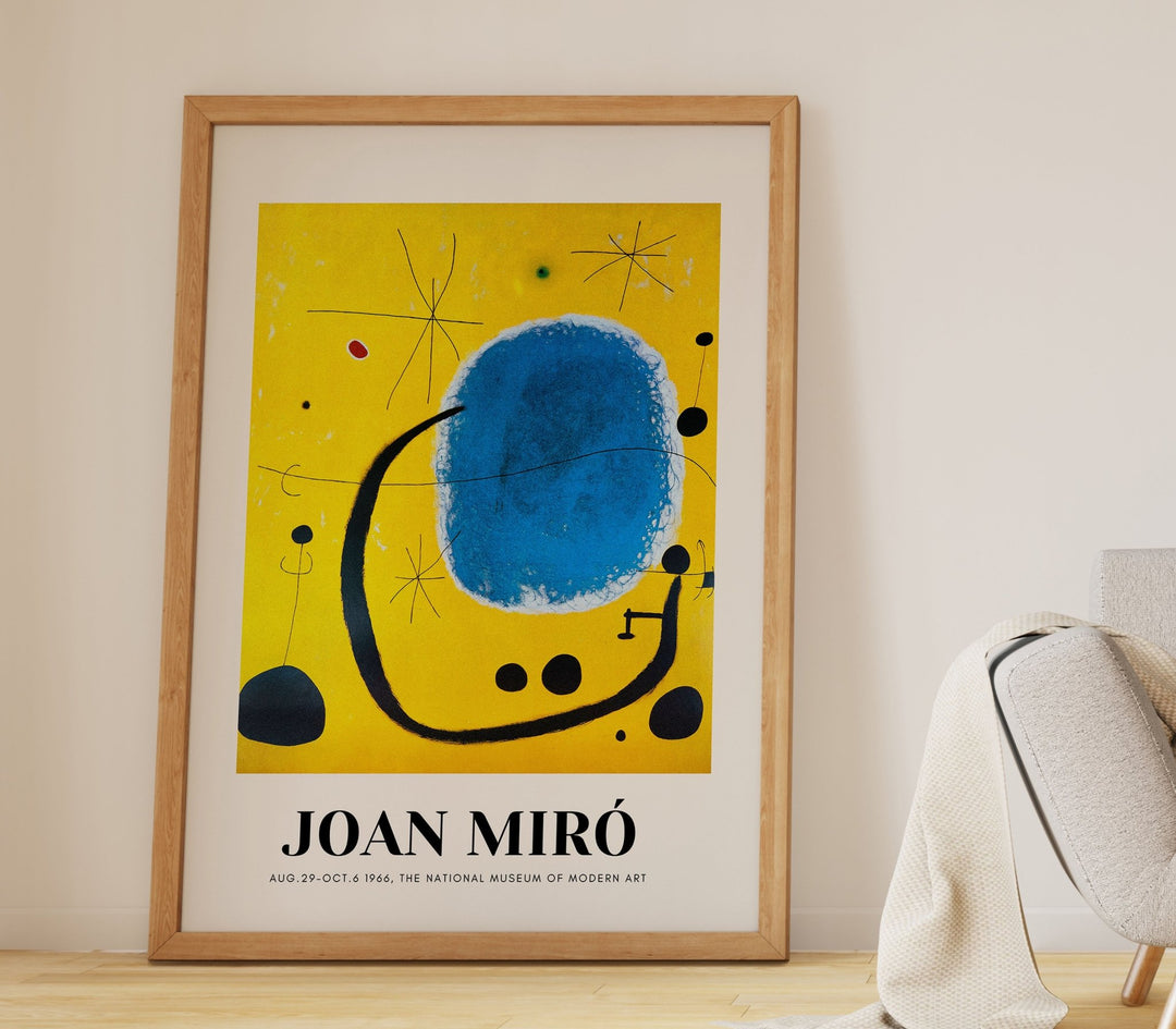 Joan Miro 1966 Wall Art Print - Style My Wall