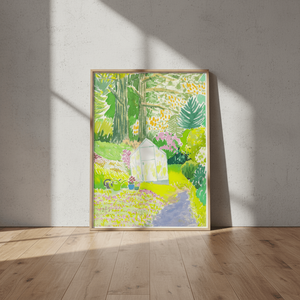 Joensuu Garden House by Wensi Zhai wall - art - picture - poster