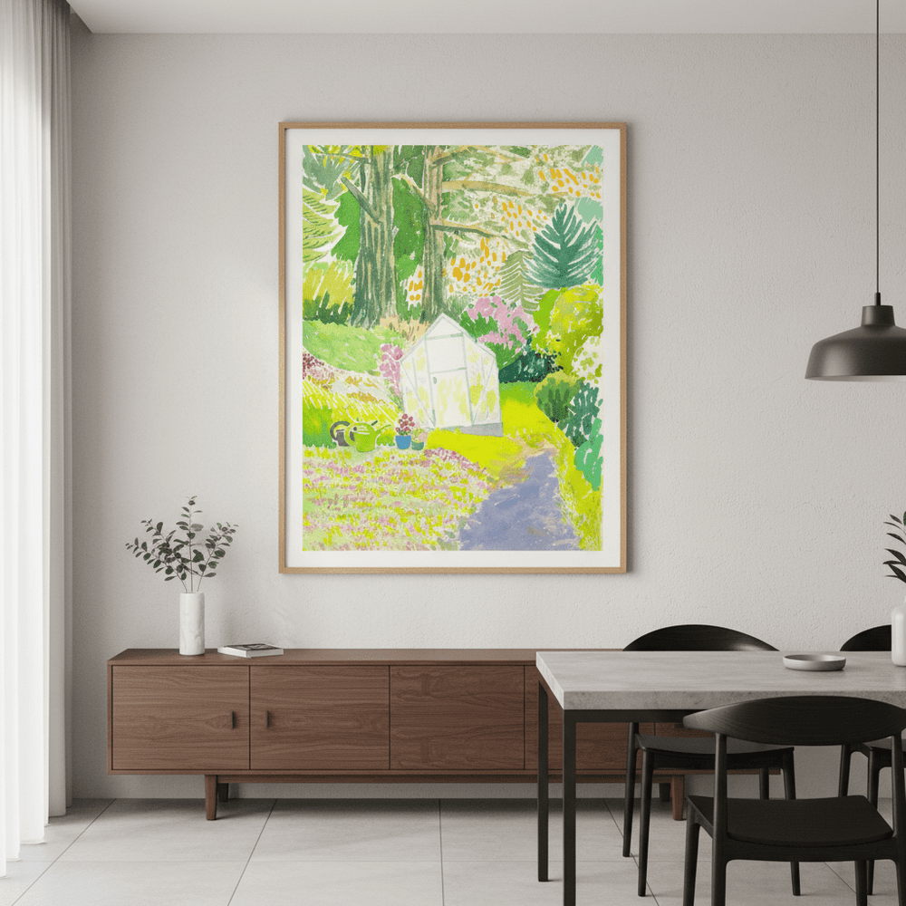 Joensuu Garden House by Wensi Zhai wall - art - picture - poster