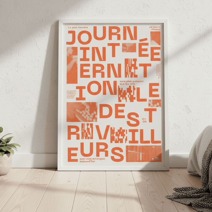 Joournee Internationale de Travailleurs by Jerome Bizien wall - art - picture - poster