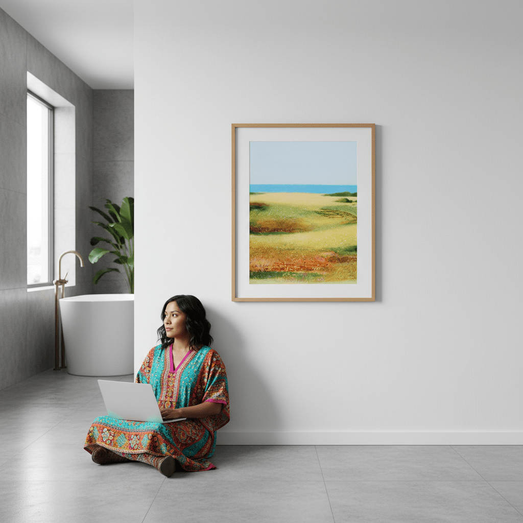July by Ieva Baklane wall - art - picture - poster