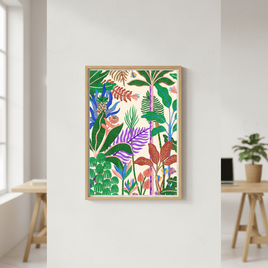 Jungle by Day by Manne Jalilian wall - art - picture - poster