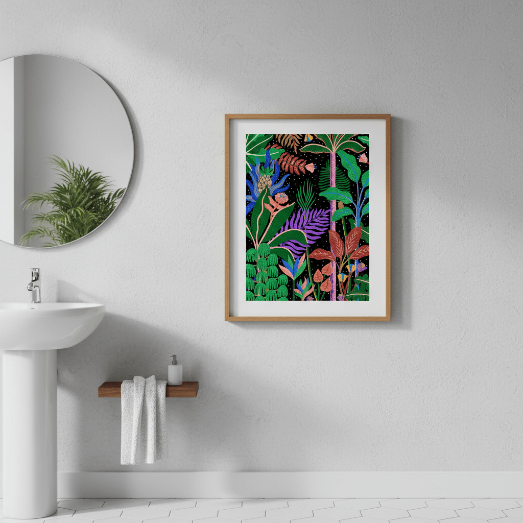 Jungle by Night by Manne Jalilian wall - art - picture - poster