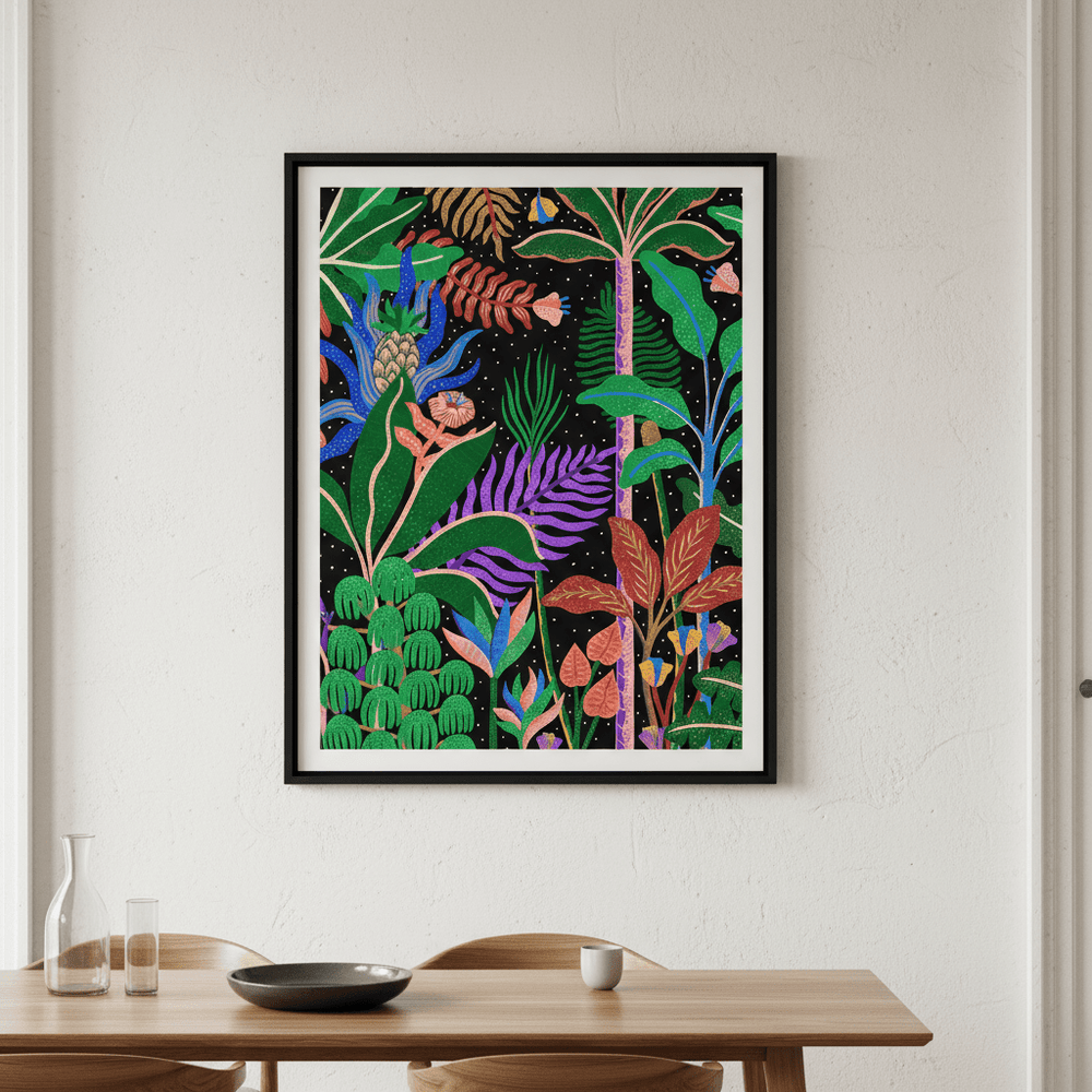 Jungle by Night by Manne Jalilian wall - art - picture - poster