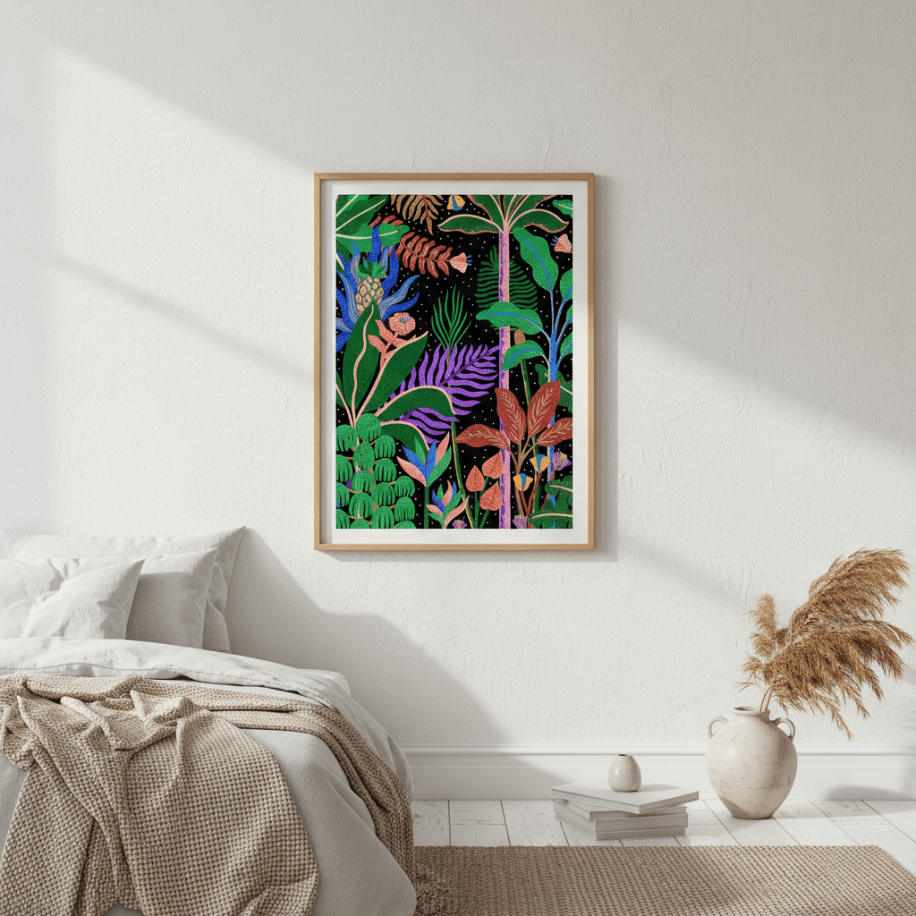 Jungle by Night by Manne Jalilian wall - art - picture - poster