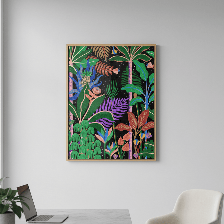 Jungle by Night by Manne Jalilian wall - art - picture - poster