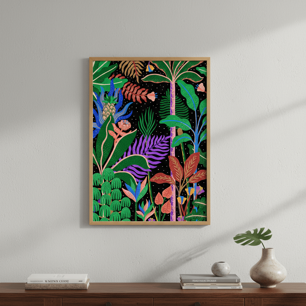 Jungle by Night by Manne Jalilian wall - art - picture - poster