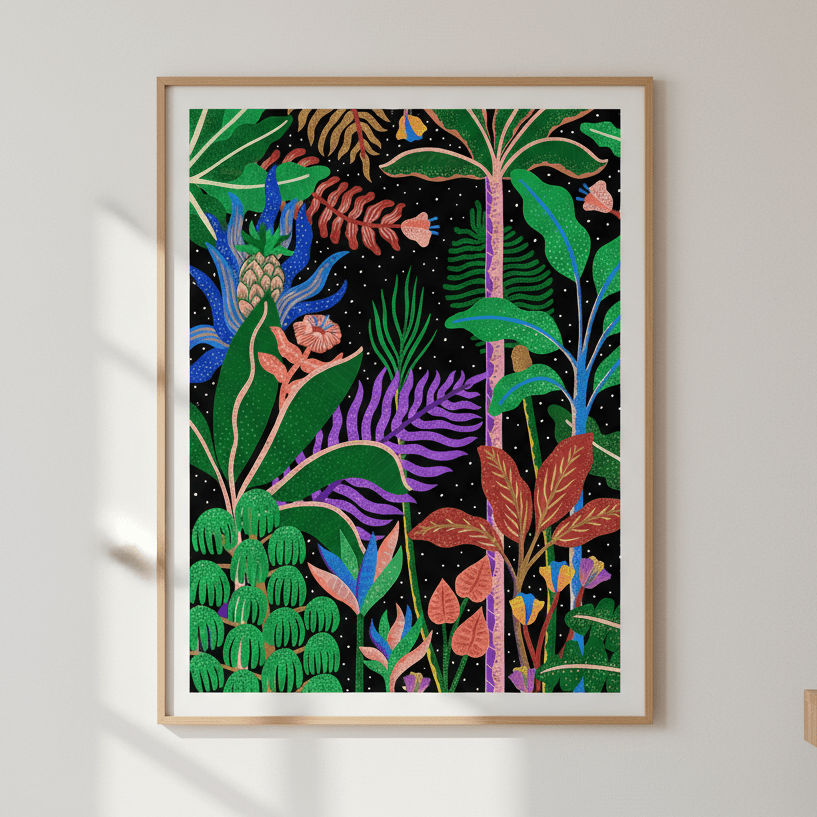 Jungle by Night by Manne Jalilian wall - art - picture - poster