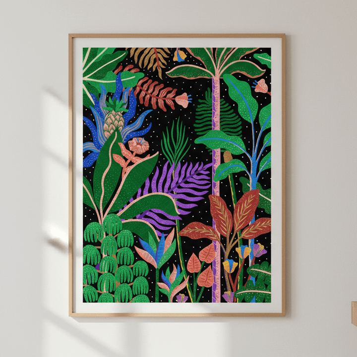 Jungle by Night by Manne Jalilian wall - art - picture - poster