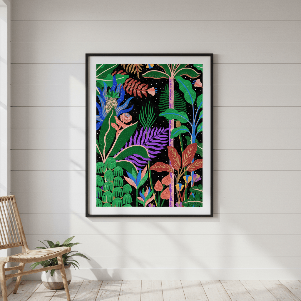 Jungle by Night by Manne Jalilian wall - art - picture - poster