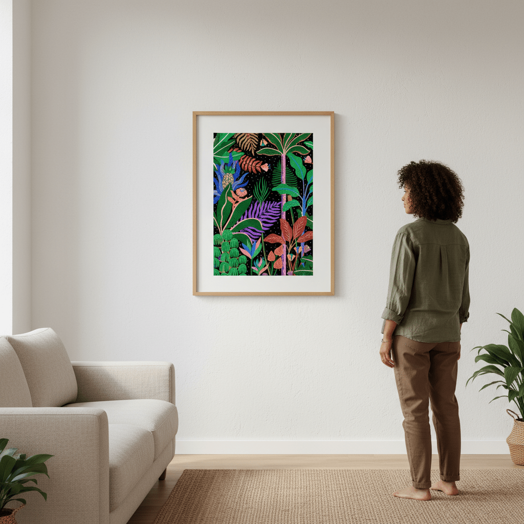 Jungle by Night by Manne Jalilian wall - art - picture - poster