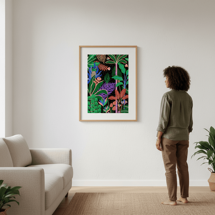 Jungle by Night by Manne Jalilian wall - art - picture - poster