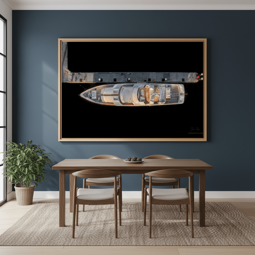 Just a Little Tinnie Victoria by L10 wall - art - picture - poster