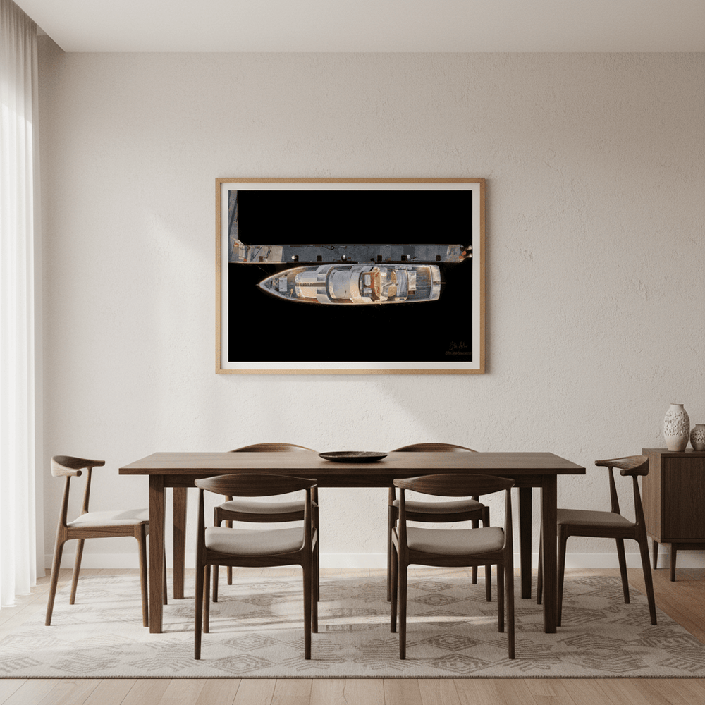 Just a Little Tinnie Victoria by L10 wall - art - picture - poster