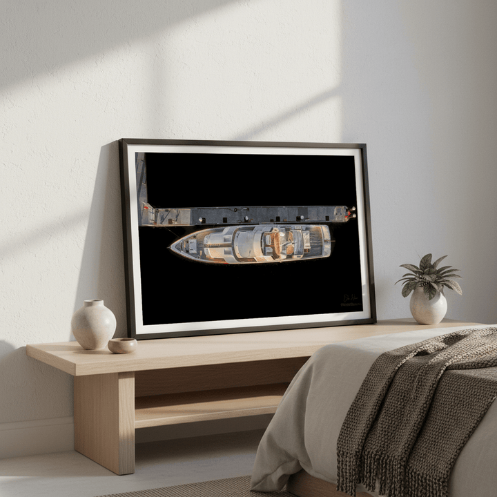 Just a Little Tinnie Victoria by L10 wall - art - picture - poster