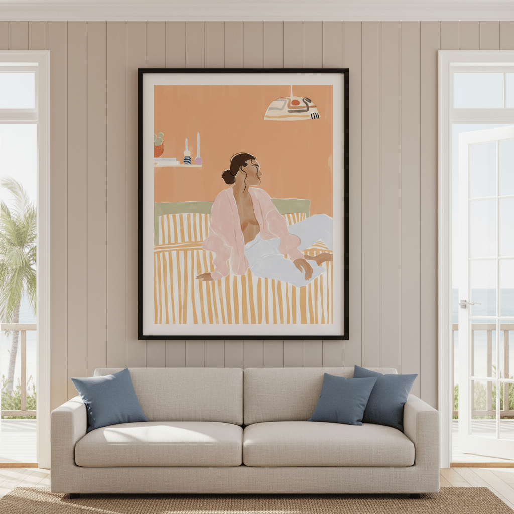 Just Let Me Chill by Ivy Green Illustrations wall - art - picture - poster