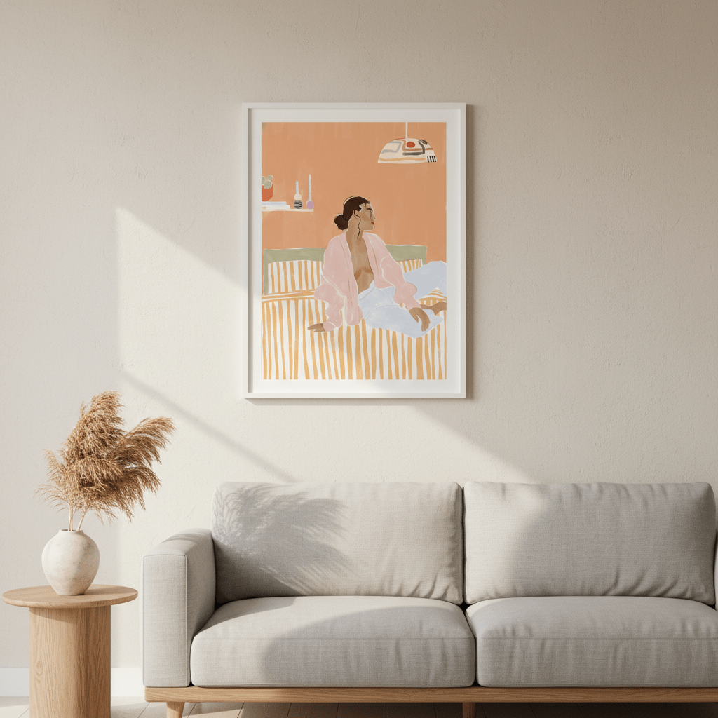 Just Let Me Chill by Ivy Green Illustrations wall - art - picture - poster