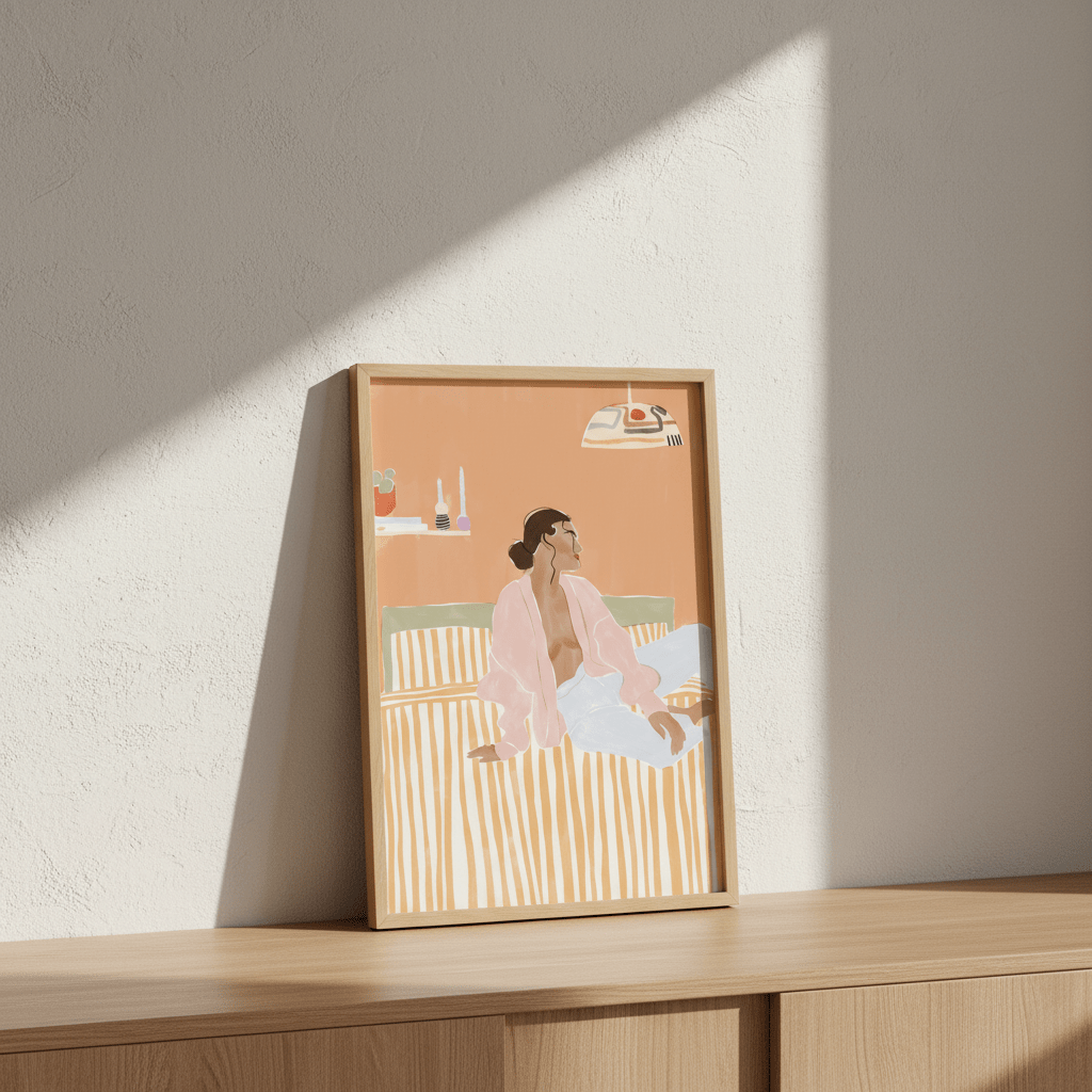Just Let Me Chill by Ivy Green Illustrations wall - art - picture - poster