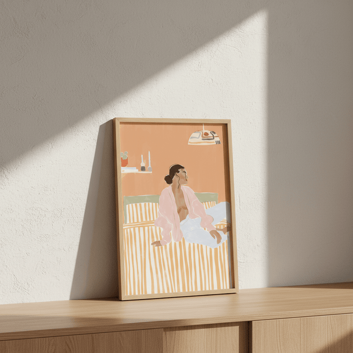 Just Let Me Chill by Ivy Green Illustrations wall - art - picture - poster