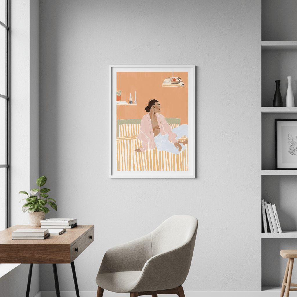 Just Let Me Chill by Ivy Green Illustrations wall - art - picture - poster