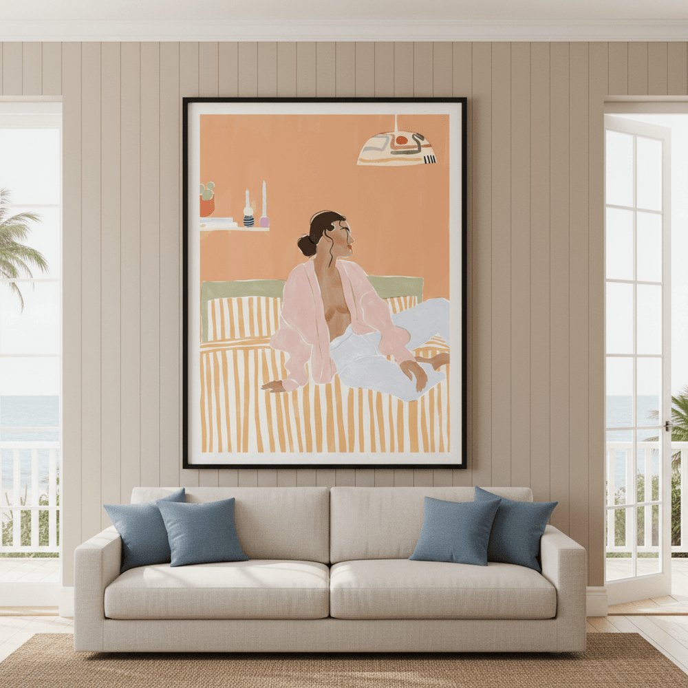 Just Let Me Chill by Ivy Green Illustrations wall - art - picture - poster
