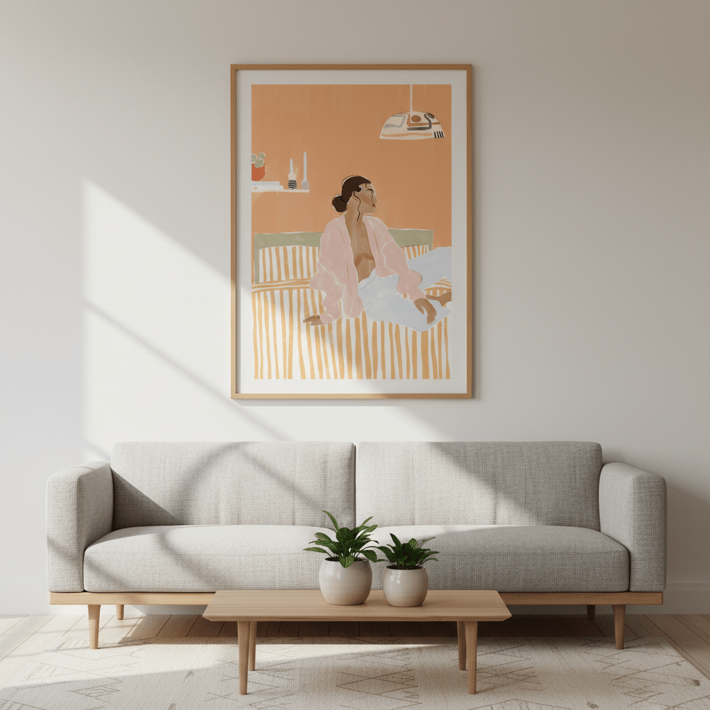 Just Let Me Chill by Ivy Green Illustrations wall - art - picture - poster